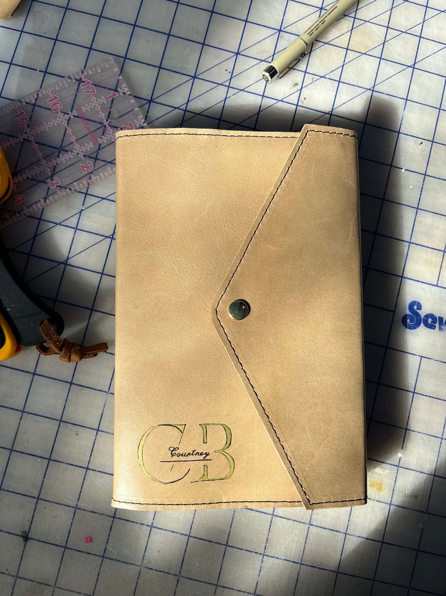 Custom Leather Hardcover Journal