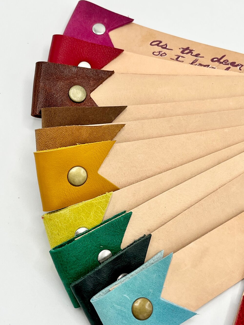 LJ Leather Bookmark
